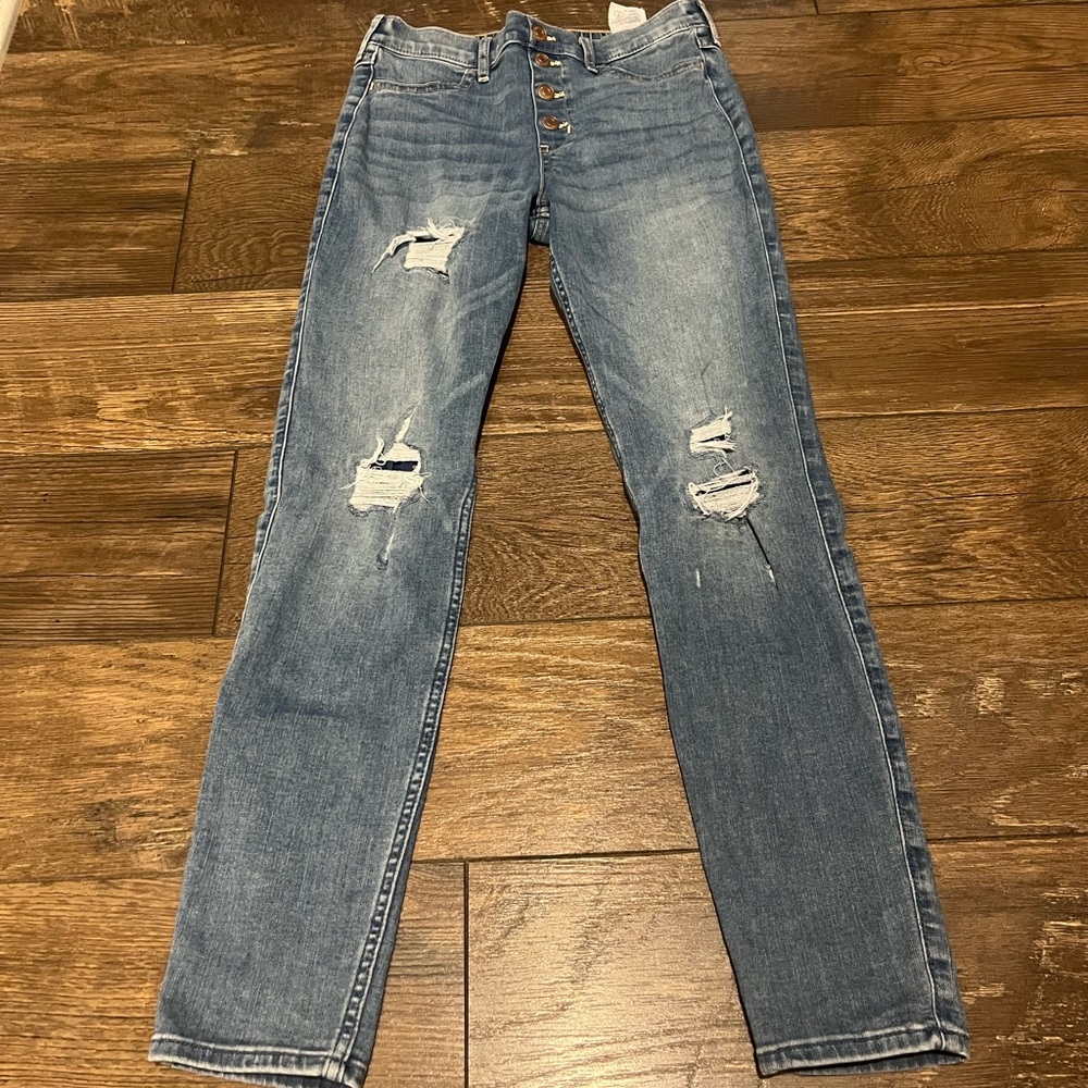 Abercrombie kids- High rise jean leggings